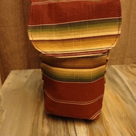 New Western Mini Pouch Sling Travel Bag Crossbody Deer Elk Tribal Sarape stripe - Picture 10 of 16